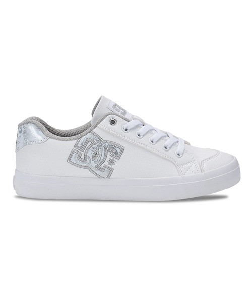 DC SHOES(ディーシーシューズ)の「DC SHOES ウィメンズ Ws CHELSEA PLUS SE S フットウェア スニーカー 【2026年春夏モデル】/ローカットスニーカー(スニーカー・レディース・ホワイト系その他/シルバー・23cm/23.5cm/24cm/24.5cm/25cm)」の8枚目の写真