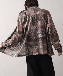 Art re A select（アトリエセレクト）の「総柄長袖シアーレースシャツ（シャツ/ブラウス）」