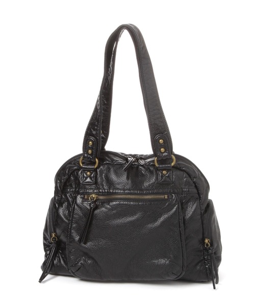 niko and...（ニコアンド）の「【A4サイズ収納可能】洗いスタッズボストンバッグ（ボストンバッグ・レディース・ダークブラウン/ブラック・0）」の10枚目の写真