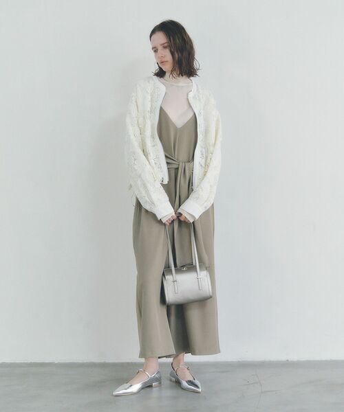 YECCA VECCA(イェッカヴェッカ)の「フェイクレザーミニボストンバッグ(ショルダーバッグ・レディース・イエロー/シルバー/ブラック/グレイッシュベージュ・FREE)」の8枚目の写真
