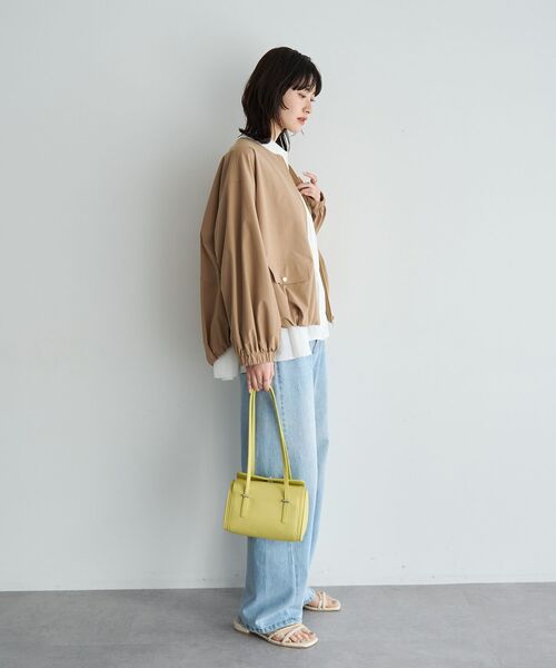 YECCA VECCA(イェッカヴェッカ)の「フェイクレザーミニボストンバッグ(ショルダーバッグ・レディース・イエロー/シルバー/ブラック/グレイッシュベージュ・FREE)」の10枚目の写真