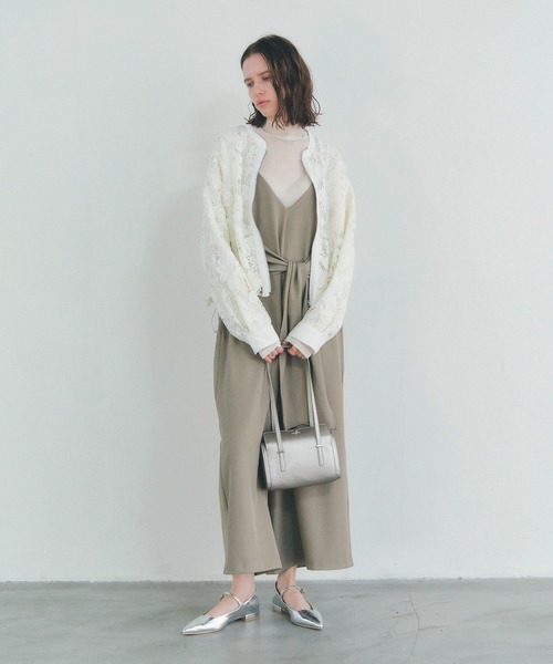 YECCA VECCA(イェッカヴェッカ)の「フェイクレザーミニボストンバッグ(ショルダーバッグ・レディース・イエロー/シルバー/ブラック/グレイッシュベージュ・FREE)」の6枚目の写真