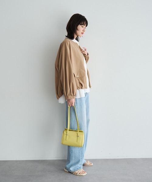 YECCA VECCA(イェッカヴェッカ)の「フェイクレザーミニボストンバッグ(ショルダーバッグ・レディース・イエロー/シルバー/ブラック/グレイッシュベージュ・FREE)」の13枚目の写真