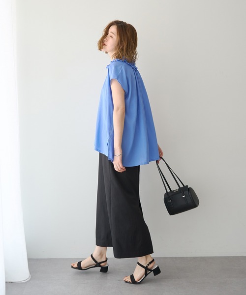 YECCA VECCA(イェッカヴェッカ)の「フェイクレザーミニボストンバッグ(ショルダーバッグ・レディース・イエロー/シルバー/ブラック/グレイッシュベージュ・FREE)」の10枚目の写真