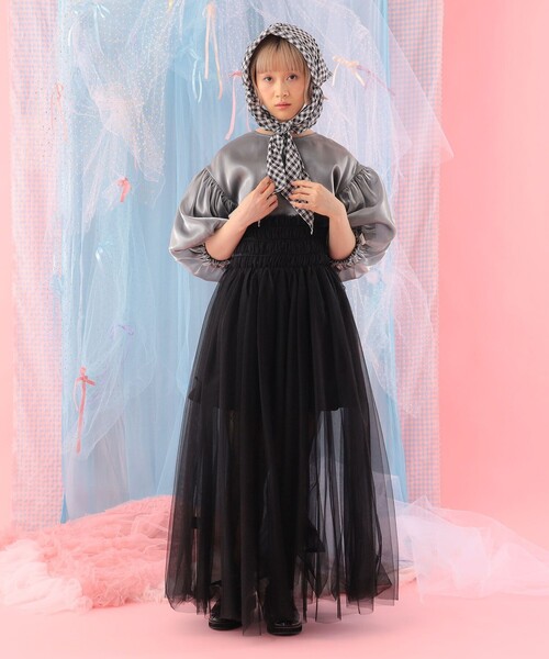 CAROLINA GLASER（カロリナ グレイサー）の「Barairo no Boushi / バブーシュカ（キャップ・レディース・ピンク/ブラック・ONE SIZE）」の5枚目の写真