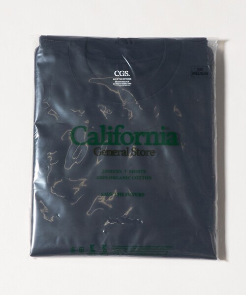 California General Store(California General Store)の「<CGS.>オーガニック コットン 2パック Tシャツ(Tシャツ/カットソー・メンズ・ネイビー/ホワイト・L/S/XL/M)」の8枚目の写真
