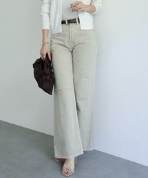 anuans（アニュアンス）の「ダメージワイドデニム（デニムパンツ）」