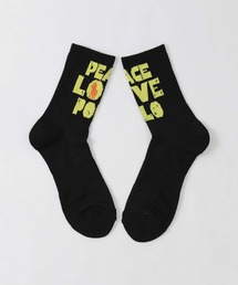 POLO RALPH LAUREN（ポロ ラルフ ローレン）の「POLO RALPH LAUREN つま先かかとパイル 甲部メッシュ アーチサポート PEACE LOVE スポーツソックス 02012536（ソックス/靴下）」
