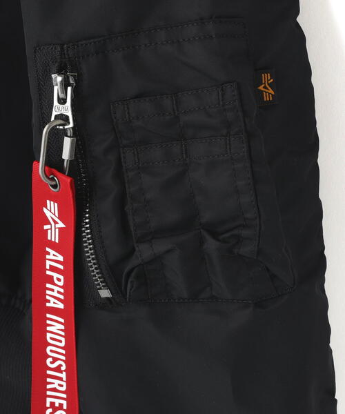 Alpha Industries（アルファインダストリーズ）の「Alpha Industries/アルファ インダストリーズ/L‐2B CROPPED GEN II FLIGHT JACKET W/ウィメンズ クロップド ジェン  ツー フライト ジャケット（ブルゾン・レディース・ブラック/オリーブ系・M/S）」の11枚目の写真