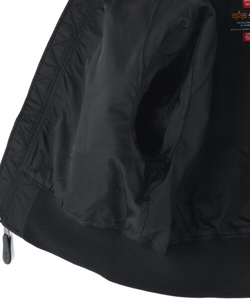 Alpha Industries（アルファインダストリーズ）の「Alpha Industries/アルファ インダストリーズ/L‐2B CROPPED GEN II FLIGHT JACKET W/ウィメンズ クロップド ジェン  ツー フライト ジャケット（ブルゾン・レディース・ブラック/オリーブ系・M/S）」の15枚目の写真