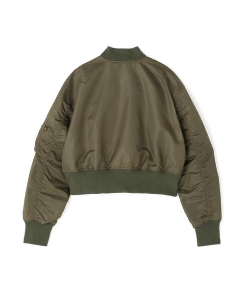 Alpha Industries（アルファインダストリーズ）の「Alpha Industries/アルファ インダストリーズ/L‐2B CROPPED GEN II FLIGHT JACKET W/ウィメンズ クロップド ジェン  ツー フライト ジャケット（ブルゾン・レディース・ブラック/オリーブ系・M/S）」の16枚目の写真