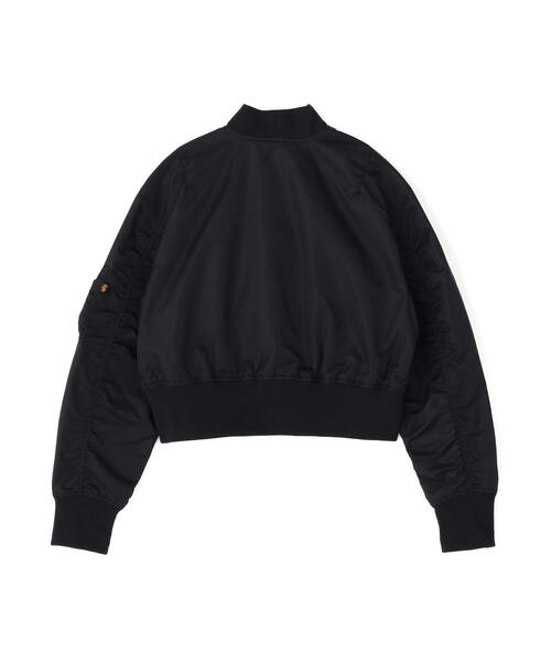 Alpha Industries（アルファインダストリーズ）の「Alpha Industries/アルファ インダストリーズ/L‐2B CROPPED GEN II FLIGHT JACKET W/ウィメンズ クロップド ジェン  ツー フライト ジャケット（ブルゾン・レディース・ブラック/オリーブ系・M/S）」の3枚目の写真