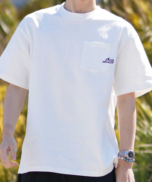 lost(ロスト)の「lost/ロスト メンズ 半袖 Tシャツ LOST POCKET TEE LM6S-2112(Tシャツ/カットソー・メンズ・ブラック/ホワイト・XL/L/M)」の1枚目の写真