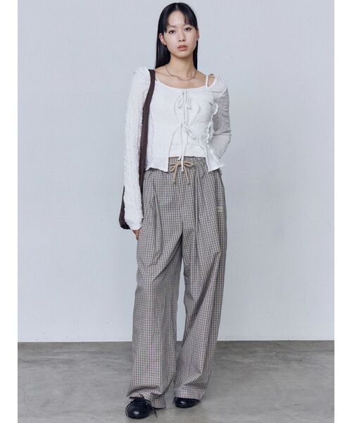 EMODA（エモダ）の「カットツインセット（Tシャツ/カットソー・レディース・ホワイト/グレー/ブラック/ミント/ネイビー・FREE）」の20枚目の写真