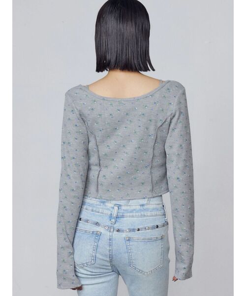 EMODA(エモダ)の「カットツインセット(Tシャツ/カットソー・レディース・ホワイト/グレー/ブラック/ミント/ネイビー・FREE)」の20枚目の写真