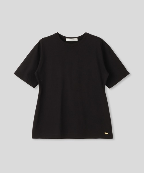 KINO THE KEI(キノザケイ)の「ウエスト シェイプ オーバーTEE KINO THE KEI(Tシャツ/カットソー・レディース・ブラック・フリー)」の1枚目の写真