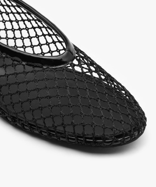 EPURE(エピュレ)の「LUZ TWO-WAY NET FLATS(パンプス・レディース・ブラック・24/24.5)」の13枚目の写真