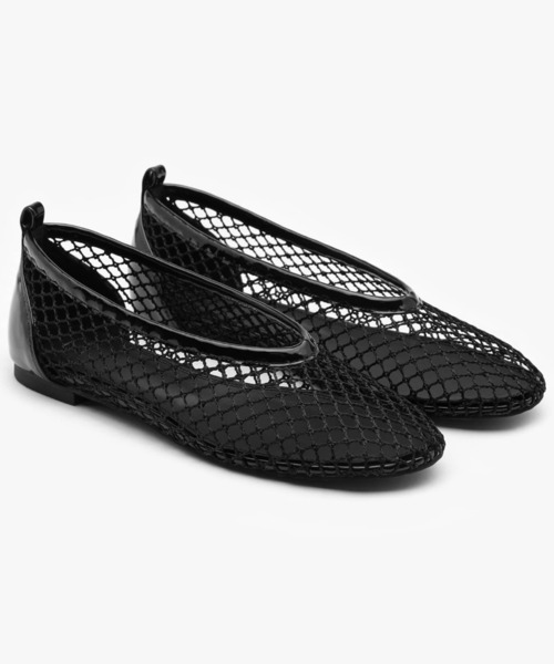 EPURE(エピュレ)の「LUZ TWO-WAY NET FLATS(パンプス・レディース・ブラック・24/24.5)」の14枚目の写真