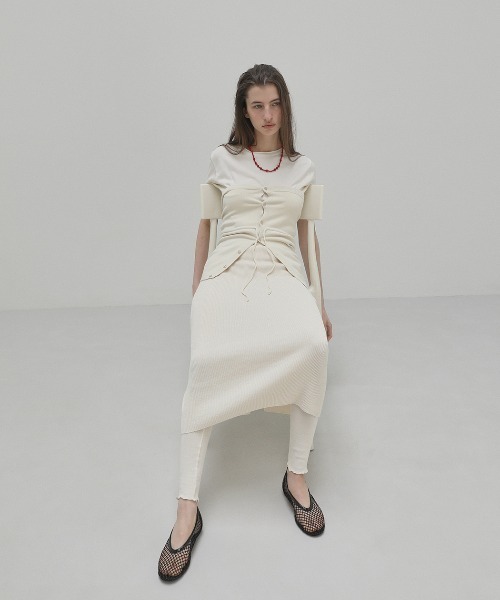 EPURE(エピュレ)の「LUZ TWO-WAY NET FLATS(パンプス・レディース・ブラック・24/24.5)」の10枚目の写真