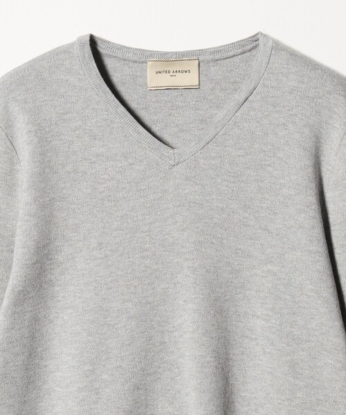 UNITED ARROWS（ユナイテッドアローズ）の「4WAY ボウタイレース ニット（ニット/セーター・レディース・ブラック/オフホワイト/ライトグレー・FREE）」の6枚目の写真