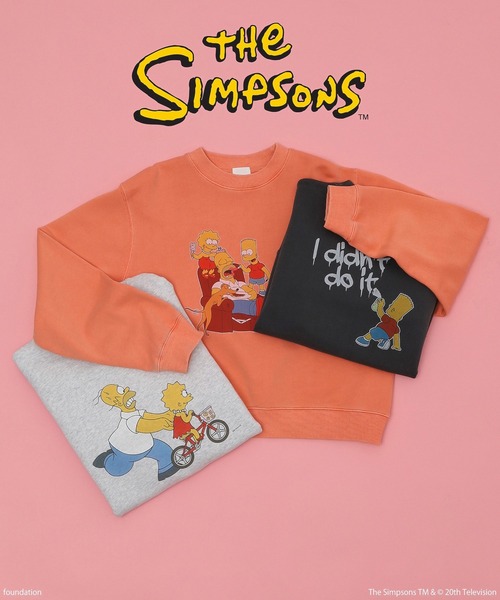 The Simpsons（ザ・シンプソンズ）の「(THE SIMPSONS)CROPPED SWEAT（スウェット・レディース・ブラック/グレー/オレンジ・ONE SIZE）」の4枚目の写真