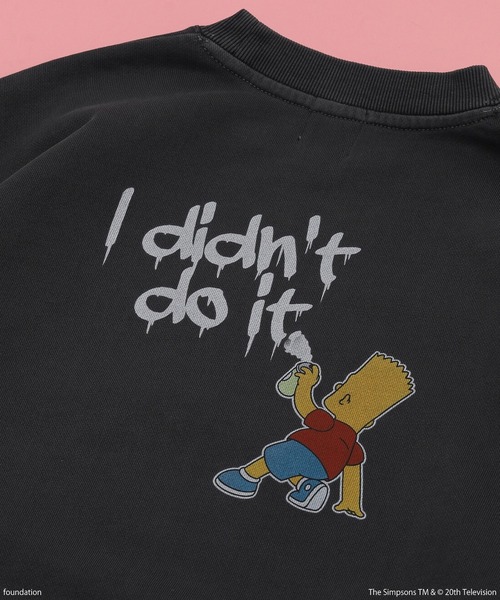 The Simpsons（ザ・シンプソンズ）の「(THE SIMPSONS)CROPPED SWEAT（スウェット・レディース・ブラック/グレー/オレンジ・ONE SIZE）」の7枚目の写真