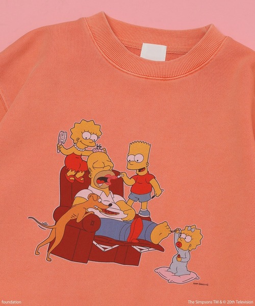 The Simpsons（ザ・シンプソンズ）の「(THE SIMPSONS)CROPPED SWEAT（スウェット・レディース・ブラック/グレー/オレンジ・ONE SIZE）」の9枚目の写真