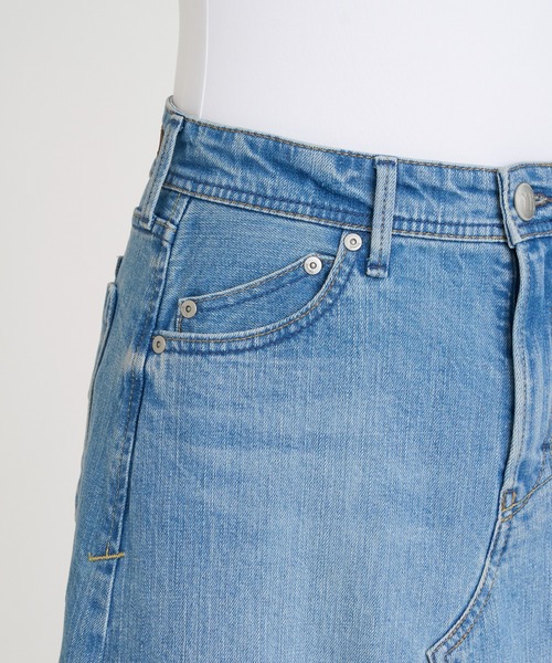 YANUK（ヤヌーク）の「フレアロングスカート（デニムスカート・レディース・ライトブルー・L/M/S）」の9枚目の写真