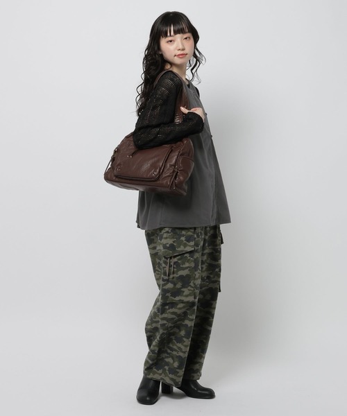 niko and...（ニコアンド）の「バッククロスタックベスト（ベスト・レディース・オリーブ/ブラック/ブラウン・FREE）」の10枚目の写真