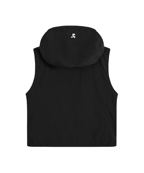 Rest&Recreation（レストアンドレクリエーション）の「NYLON HOOD VEST+GYM SACK SET - BLACK（ベスト・レディース・その他・SMALL/LARGE）」の7枚目の写真