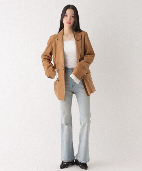 Heather（ヘザー）の「レースベアトップ　656727（チューブトップ・レディース・ブラック/オフホワイト・M/S）」の19枚目の写真