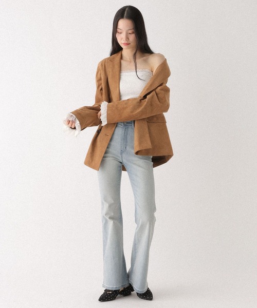 Heather（ヘザー）の「レースベアトップ　656727（チューブトップ・レディース・ブラック/オフホワイト・M/S）」の20枚目の写真