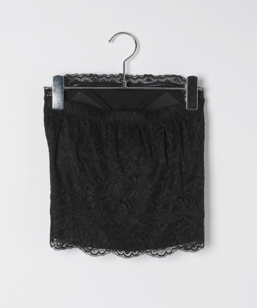 Heather（ヘザー）の「レースベアトップ　656727（チューブトップ・レディース・ブラック/オフホワイト・M/S）」の16枚目の写真