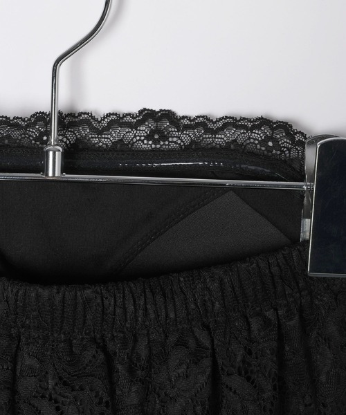 Heather（ヘザー）の「レースベアトップ　656727（チューブトップ・レディース・ブラック/オフホワイト・M/S）」の8枚目の写真