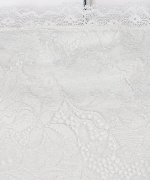 Heather（ヘザー）の「レースベアトップ　656727（チューブトップ・レディース・ブラック/オフホワイト・M/S）」の3枚目の写真