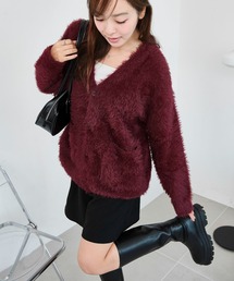 BROWNY（ブラウニー）の「ニットカーディガン（カーディガン/ボレロ）」