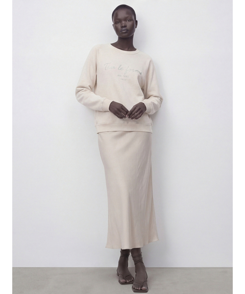 ACUD（アクド）の「Satin A-line Skirt _Cream（スカート・レディース・Cream・SMALL/MEDIUM）」の5枚目の写真