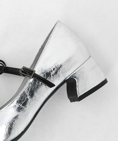 SY UNITED ARROWS（シーユナイテッドアローズ）の「＜SY＞ ポインテッド ダブル リボン パンプス40↑（パンプス・レディース・ベージュ/シルバー/ブラック・24cm/24.5cm/23cm/22cm/22.5cm/23.5cm/25cm）」の4枚目の写真