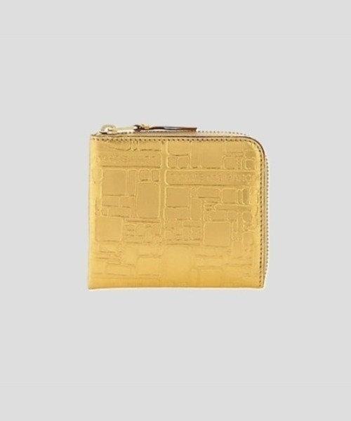 EMBOSSED LOGOTYPE】L-ZIP WALLET（財布）｜Wallet COMME des GARCONS