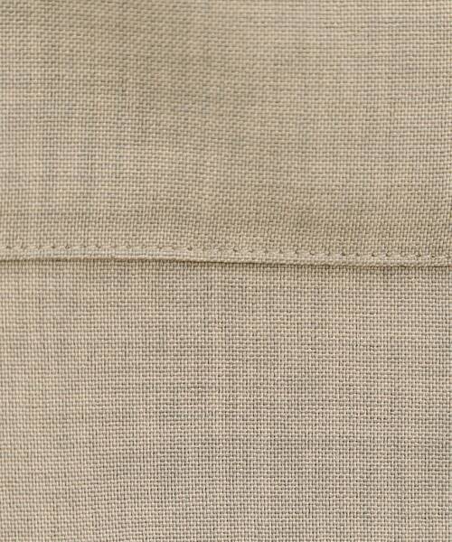 grove(グローブ)の「【貴島明日香さん着用・洗える】麻調ノーカラーブルゾン(ブルゾン・レディース・オリーブ/スミクロ/ナチュラル・02/03/01/04/05)」の14枚目の写真