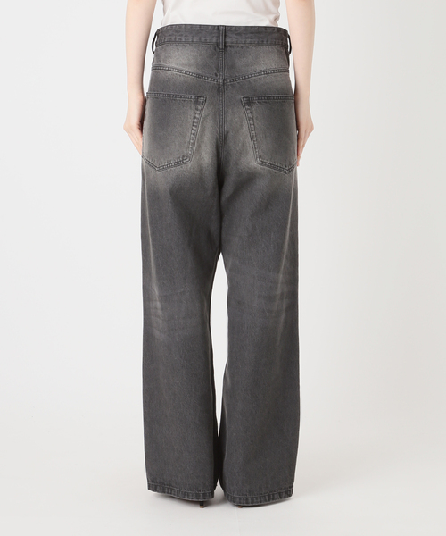 AP STUDIO(エーピーストゥディオ)の「デニムアシンメトリ―パンツ(デニムパンツ・レディース・チャコールグレー・36/40/38)」の16枚目の写真