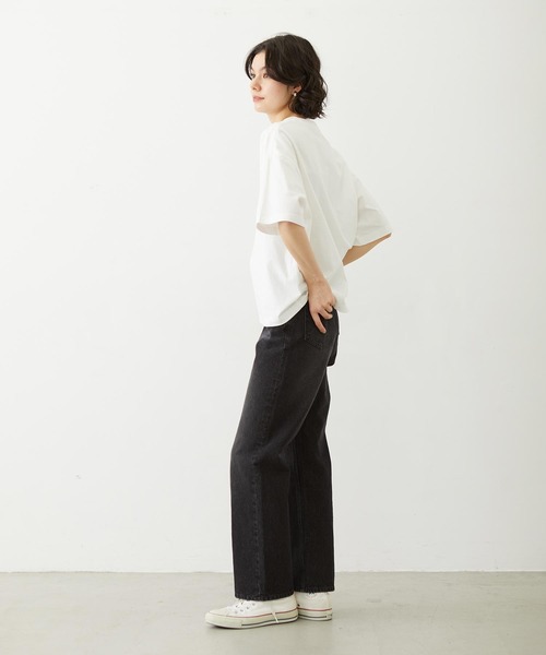 MILKFED.(ミルクフェド)の「MILKFED. NEON LOGO WIDE S/S TEE(Tシャツ/カットソー・レディース・ブラック/ライトピンク/ホワイト・M/L)」の19枚目の写真