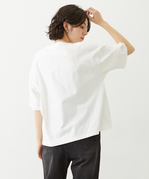 MILKFED.(ミルクフェド)の「MILKFED. NEON LOGO WIDE S/S TEE(Tシャツ/カットソー・レディース・ブラック/ライトピンク/ホワイト・M/L)」の16枚目の写真