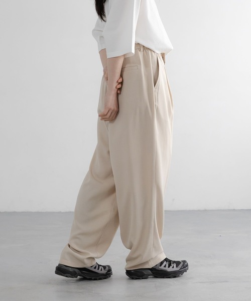 LOWRYS FARM(ローリーズファーム)の「SETUP可能【LFM(U)】バスケットタックカーブパンツ 638036(その他パンツ・メンズ・アイボリー/ブルー・LARGE/MEDIUM)」の20枚目の写真