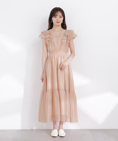 PROPORTION BODY DRESSING(プロポーションボディドレッシング)の「ラッフルスリーブワンピース / 1216140406(ワンピース・レディース・ネイビー/ピンク/グレー・SMALL/P/S/MEDIUM)」の15枚目の写真