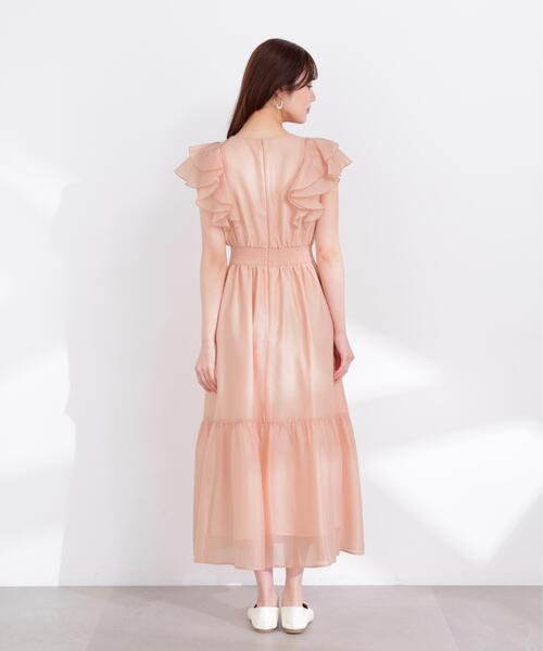 PROPORTION BODY DRESSING(プロポーションボディドレッシング)の「ラッフルスリーブワンピース / 1216140406(ワンピース・レディース・ネイビー/ピンク/グレー・SMALL/P/S/MEDIUM)」の17枚目の写真