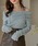 mideal�i�}�C�f�B�[���j�́ugathered design off shoulder / �M���U�[�f�U�C���I�t�V�����_�[�iT�V���c/�J�b�g�\�[�j�v�b�u���[