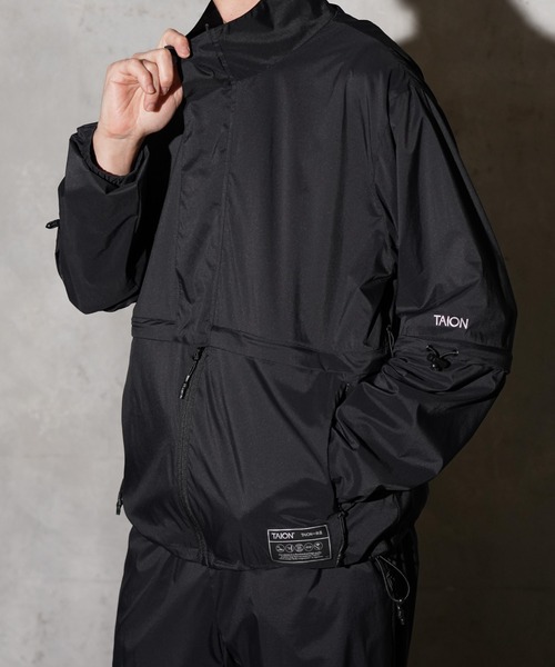 TAION / タイオン BASIC SPORTS HI-NECK W-ZIP DETACHABLE LIGHT