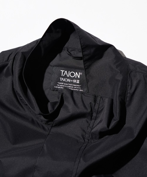 TAION / タイオン BASIC SPORTS HI-NECK W-ZIP DETACHABLE LIGHT