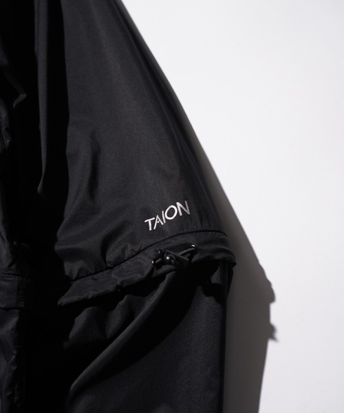TAION(タイオン)の「TAION / タイオン BASIC SPORTS HI-NECK W-ZIP DETACHABLE LIGHT JACKET(TAION-112WZDCBS) ベーシック スポーツ ハイネック Wジップ デタッチャブル ライトジャケット(ブルゾン・メンズ・ブラック・MEDIUM/LARGE/X-LARGE)」の12枚目の写真